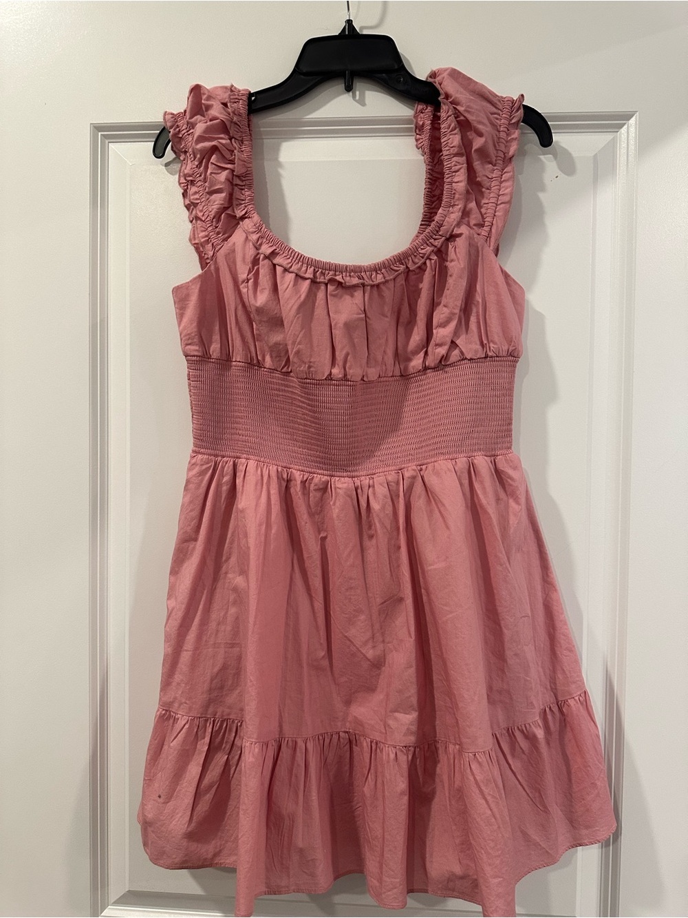 Sunday Best Tart Pink Storied Poplin Romper, Large View 4